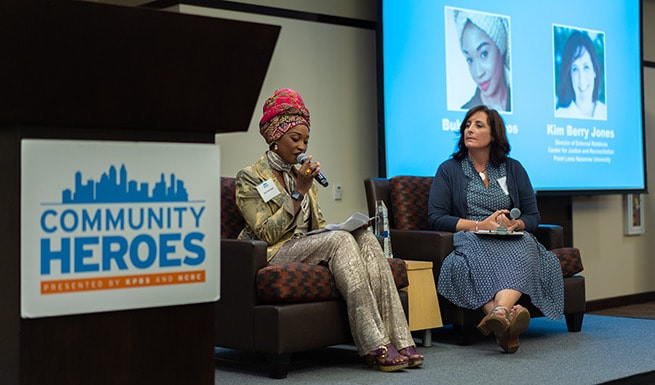 Buki at the KPBS Community Heroes event
